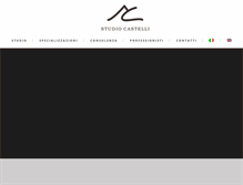 Tablet Screenshot of castelli.it